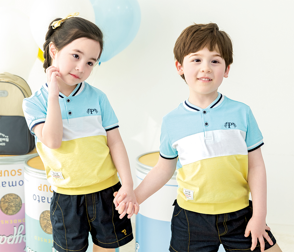 [프라우젠] 파인 / 상하세트 유치원 어린이집 하복 여름활동복