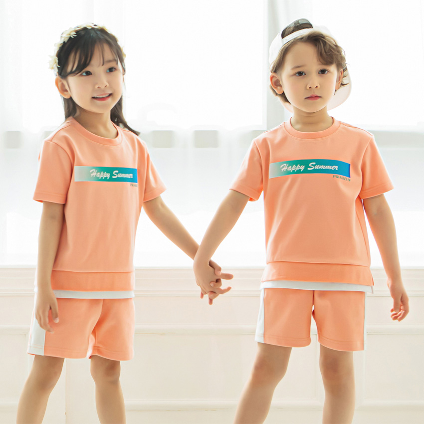 [프라우젠] 쥬시 / 상하세트 유치원 어린이집 하복 여름활동복