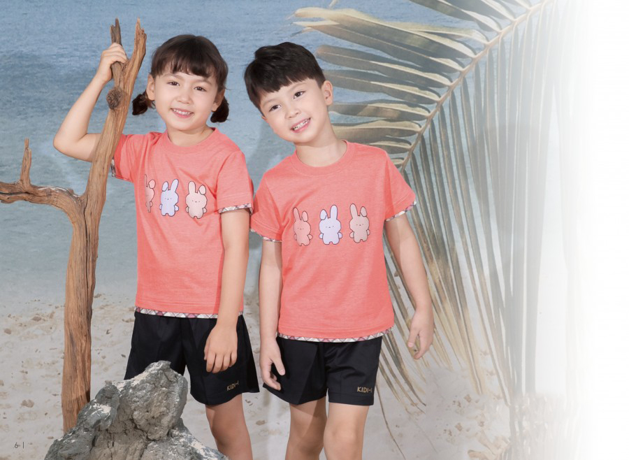 [키디아이] 래빗 (티셔츠) / 유치원 어린이집 여름 활동복 단체선물 개별구매가능