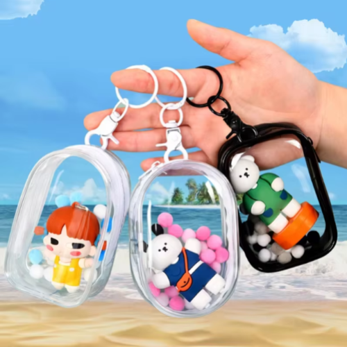 [한국모루] 가챠굿즈파우치+키링