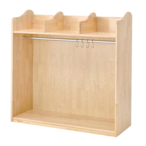 [파랑새교구] 가방옷걸이장 9인용 / 고무나무