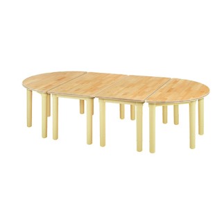 [파랑새교구] 안전몰딩책상(B형) / 고무나무