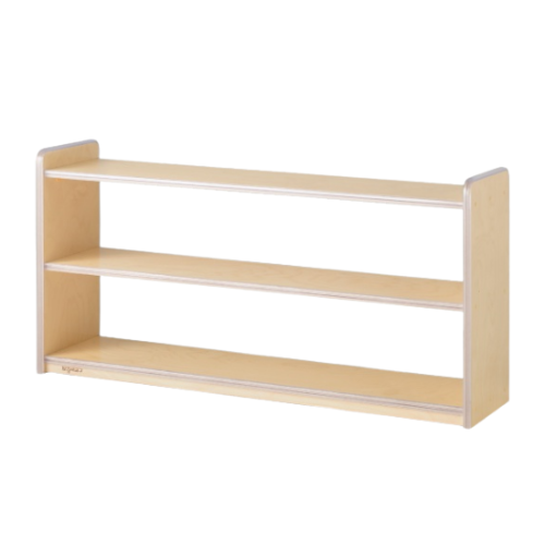 [파랑새교구] 안전몰딩 자작합판 교구장(A형) 2단 / 자작나무 유치원교구