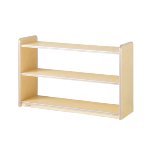 [파랑새교구] 안전몰딩 교구장(A형) 2단 / 고무나무 유치원교구