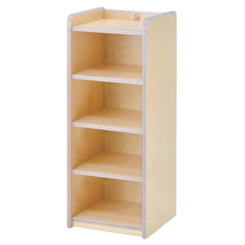 [파랑새교구] 안전몰딩 사물함 4인용 / 고무나무 유치원교구