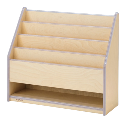 [파랑새교구] 안전몰딩 책꽂이 75 / 고무나무