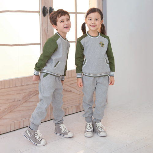 [서울원복] TU174_카치온 메란+카키 (상하세트)