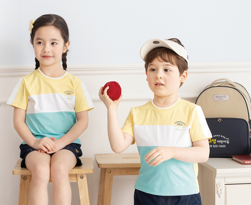 [리틀빔&티니키즈] 달리 반팔/ 유치원 어린이집 활동복 유아동체육복