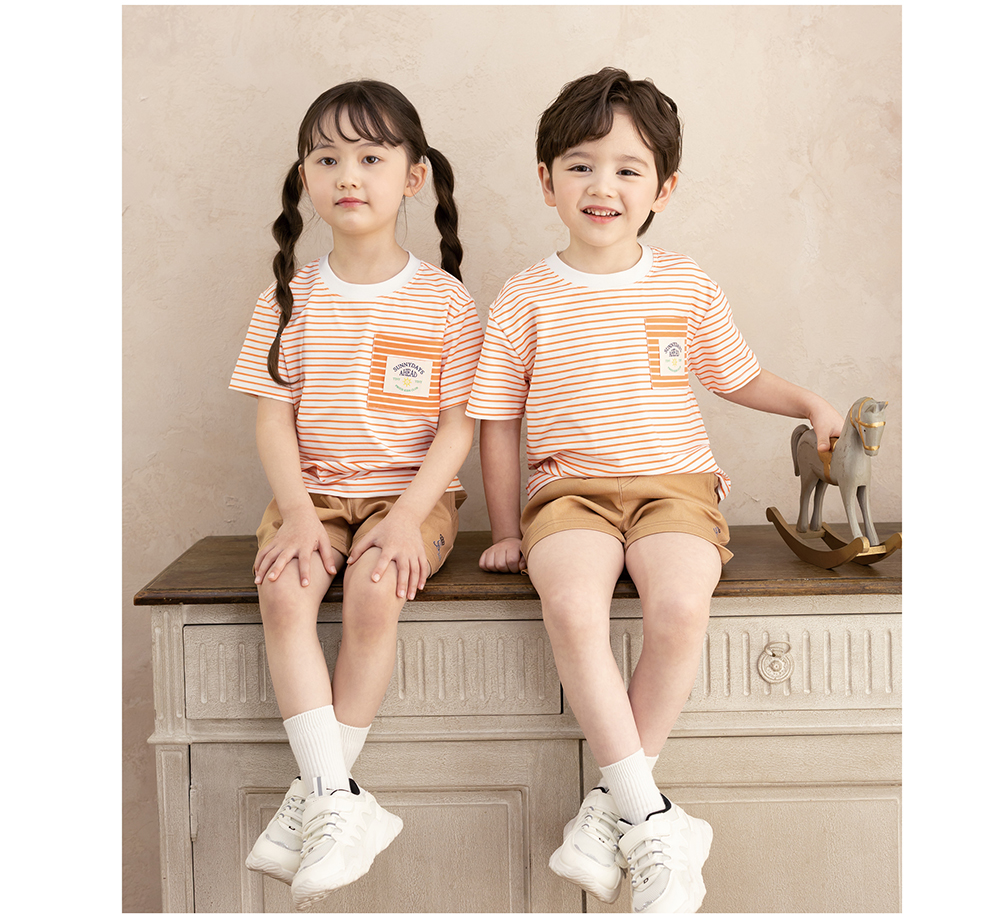 [리틀빔&티니키즈] 티아라 반팔/ 유치원 어린이집 활동복 유아동체육복